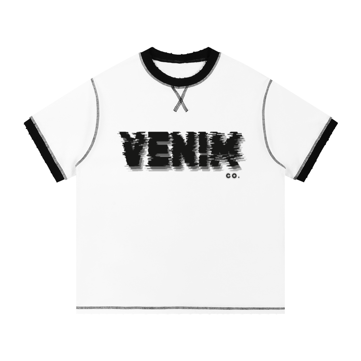 Contrast-Stitched Cotton T-Shirt